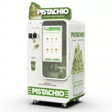 Máquina vending de helados para distribuidores| Solución Soft Serve 24 / 7 con administración remota